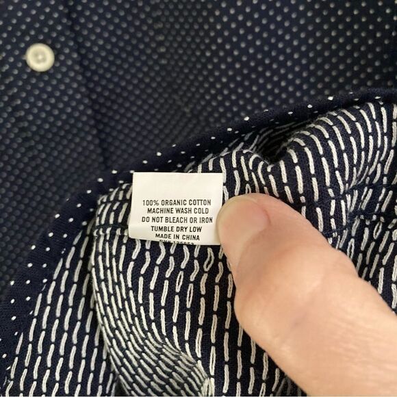 Taylor Stitch The California In White Jacquard Dot button down shirt Variety - Picture 10 of 13